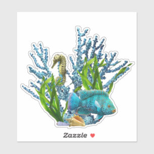Adesivo de recife de coral