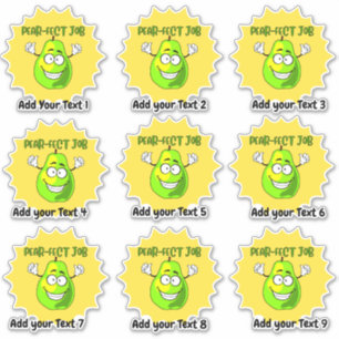 Adesivo de recompensa de professor de trabalho per