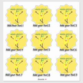 Adesivo de recompensa magnífico do professor perso