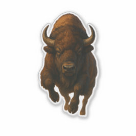 Adesivo de Recorte de Búfalo
