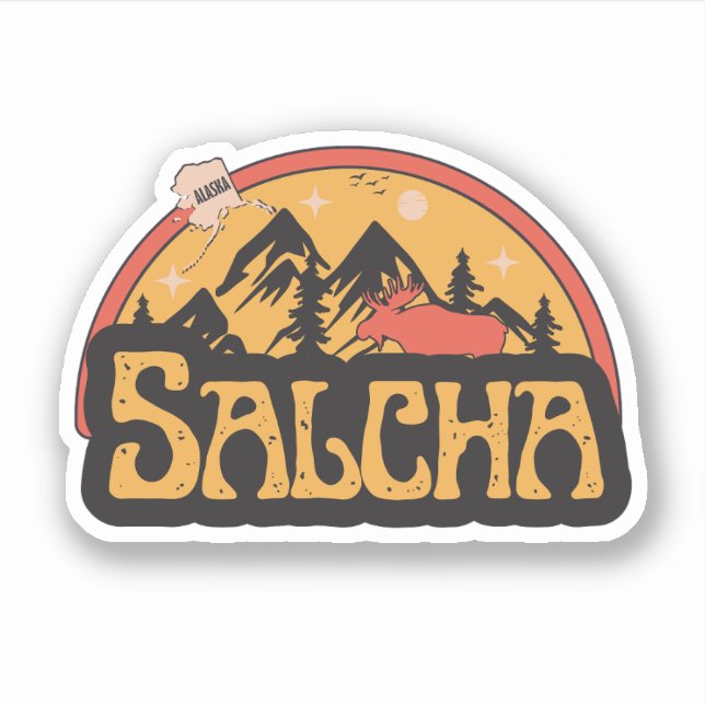 Adesivo de Salcha, Alasca (Frente)