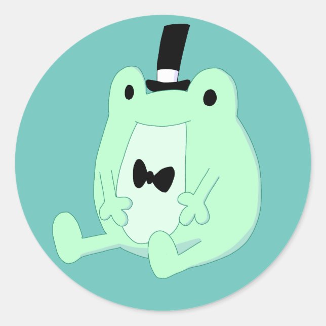 Adesivo de sapo (Frente)