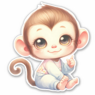 Adesivo de Scrapbooking Monkey Custom Cut