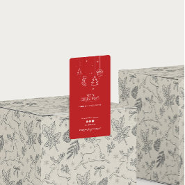 Adesivo de Selagem de Caixa de Agradecimento de Na