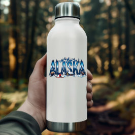 Adesivo de Selvagem do Alasca | Paisagem de Cabana