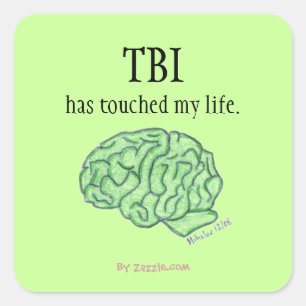 adesivo de sensibilização TBI