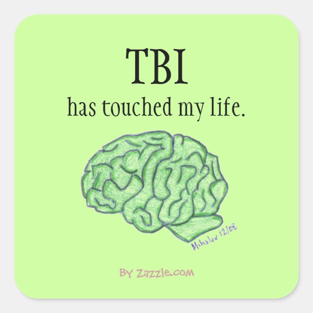 adesivo de sensibilização TBI (Frente)