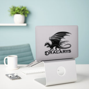 Adesivo de Silhueta do Dragão Negro Dracarys