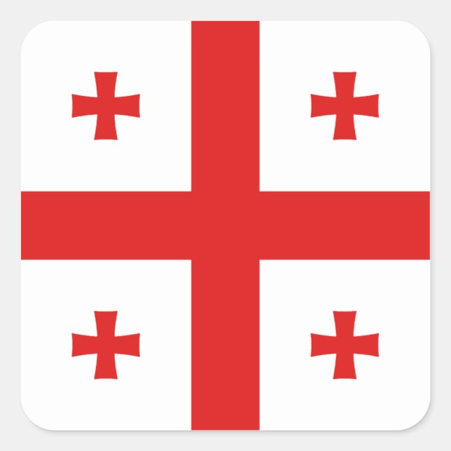 Adesivo de Sinalizador da Geórgia (Frente)