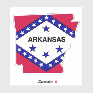 Adesivo de Sinalizador do Estado do Arkansas