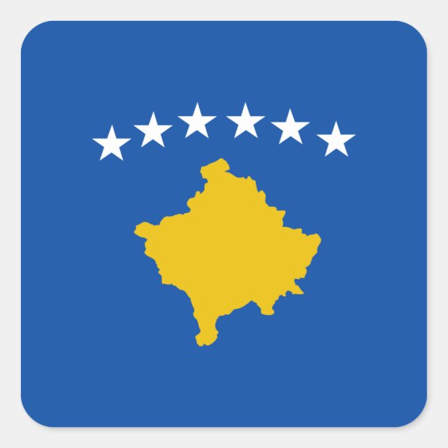 Adesivo de Sinalizador do Kosovo (Frente)