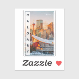 Adesivo de Souvenir de Calgary