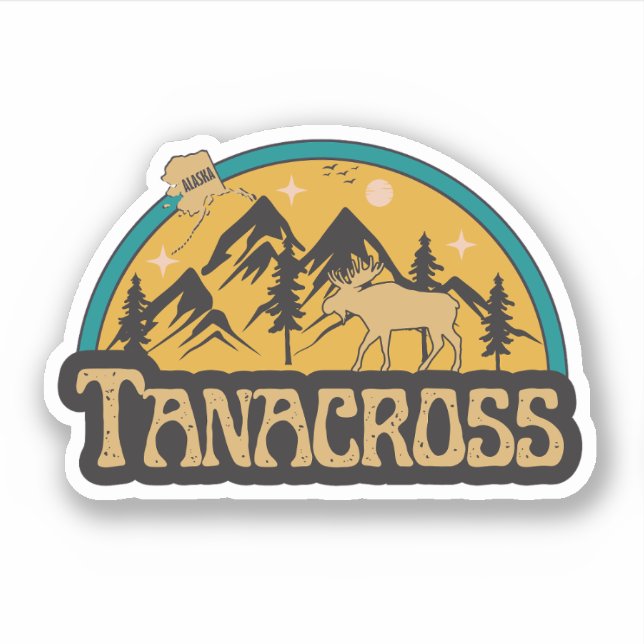 Adesivo de Tanacross, Alasca (Frente)