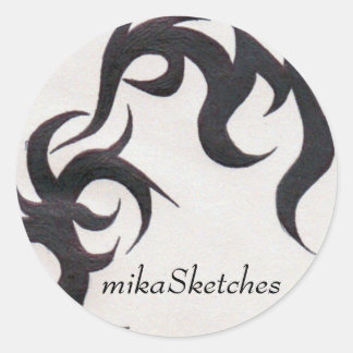 Adesivo de tatuagem tribal