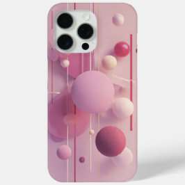 Adesivo de telefone de geometria abstrata rosa pas