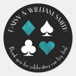 Adesivo de texto personalizado com tema de Las Veg