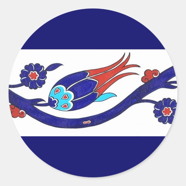 adesivo de tulipa turca (Frente)