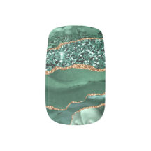 Gemstone Gemstone Gand Glitter Verde Dourado