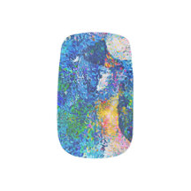 Impressão de arte de Abstrato vibrante