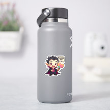 Adesivo de Vampira Chibi "Doce e Fofa"