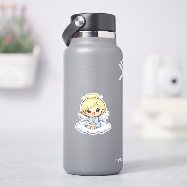 Adesivo de Vinil Anjo Fofo Chibi (HidroFlask)