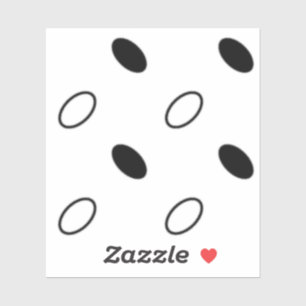 Adesivo de vinil com formato personalizado