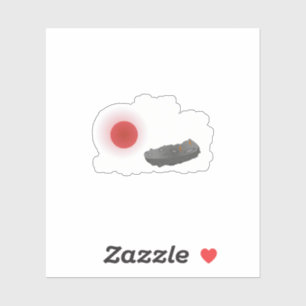 Adesivo de vinil com formato personalizado