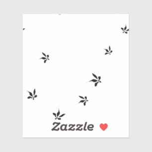 Adesivo de vinil com formato personalizado