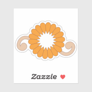 Adesivo de vinil com formato personalizado