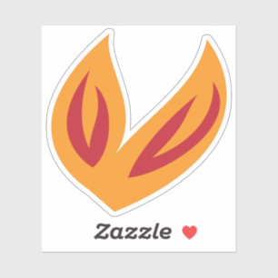 Adesivo de vinil com formato personalizado