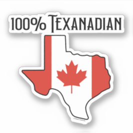 Adesivo de vinil cortado personalizado 100% Texana