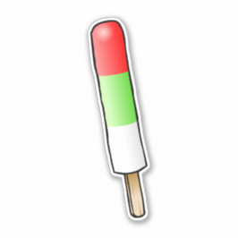Adesivo de vinil cortado personalizado Popsicle