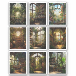 Adesivo de vinil da Academia Botânica