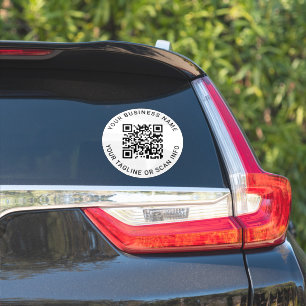 Adesivo de Vinil de Código QR Personalizado para C