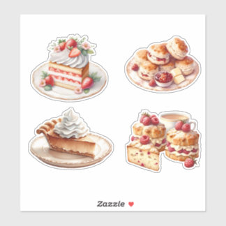 Adesivo de Vinil de Doces Sobremesas