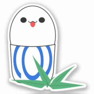 Adesivo de Vinil de Ovo Balut Kawaii