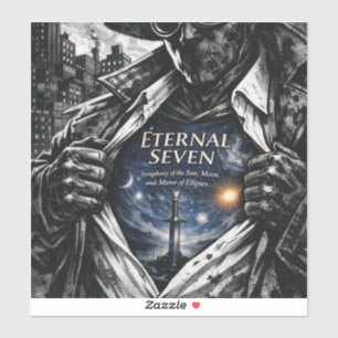 Adesivo de Vinil Espada Cósmica Fantasia