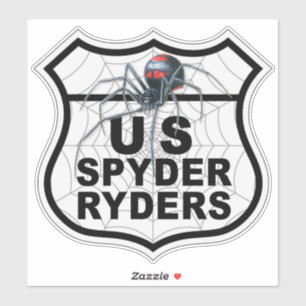 Adesivo de Vinil - Logo US Spyder Ryders