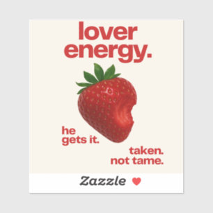 Adesivo de Vinil Lover Energy Decalque de Morang