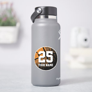 Adesivo de vinil número da camisola de basquetebol