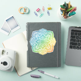 Adesivo de vinil personalizado Aki Mandala