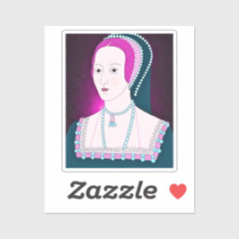 Adesivo de vinil personalizado Anne Boleyn
