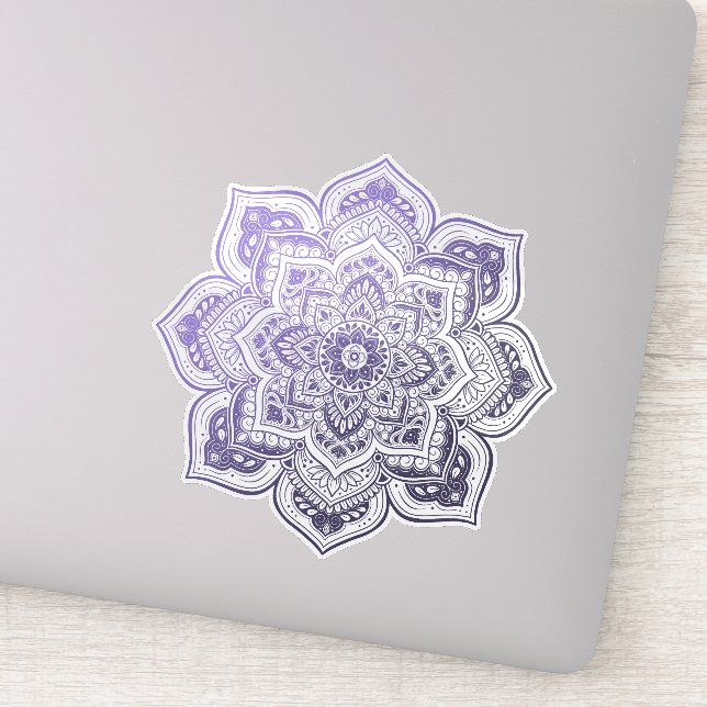 Adesivo de Vinil Personalizado Aster Mandala (Detalhe)