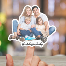 Adesivo de Vinil Personalizado com Foto da Família