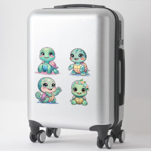 Adesivo de Vinil Personalizado de Tartaruga Marinh