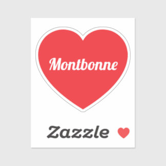 Adesivo de Vinil Personalizado Love Montbonne