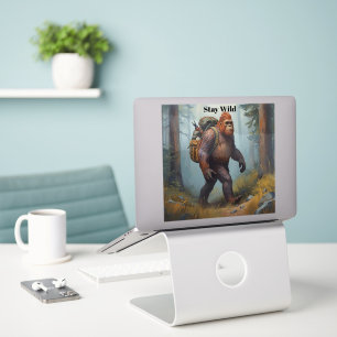 Adesivo de Vinil Personalizado para Laptop Sasquat