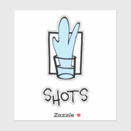 Adesivo de Vinil Personalizado Shots