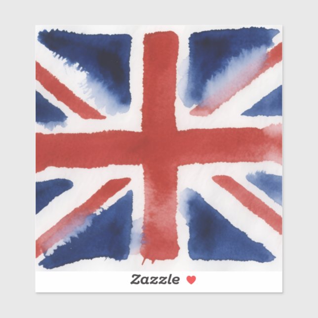 Adesivo de vinil Union jack (Folha)