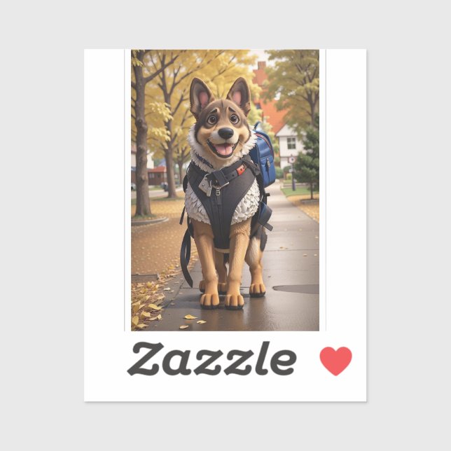 Adesivo De volta à escola (Folha)